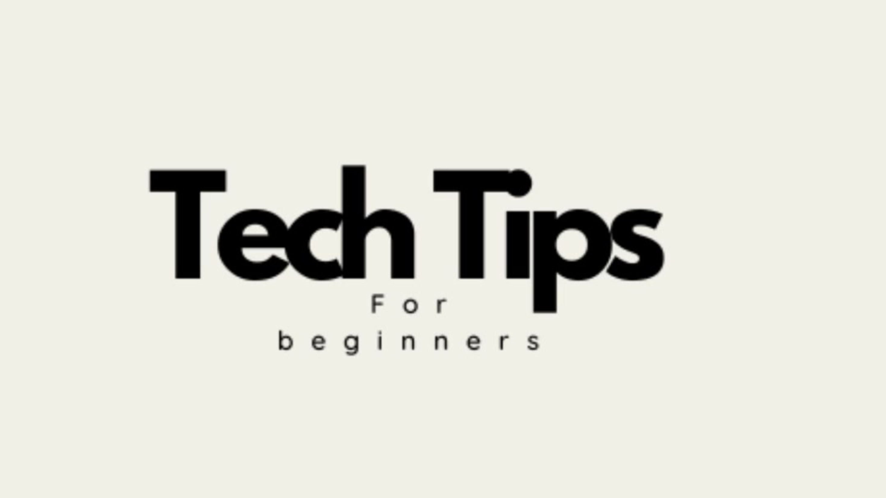 PC Tips 4 Beginners